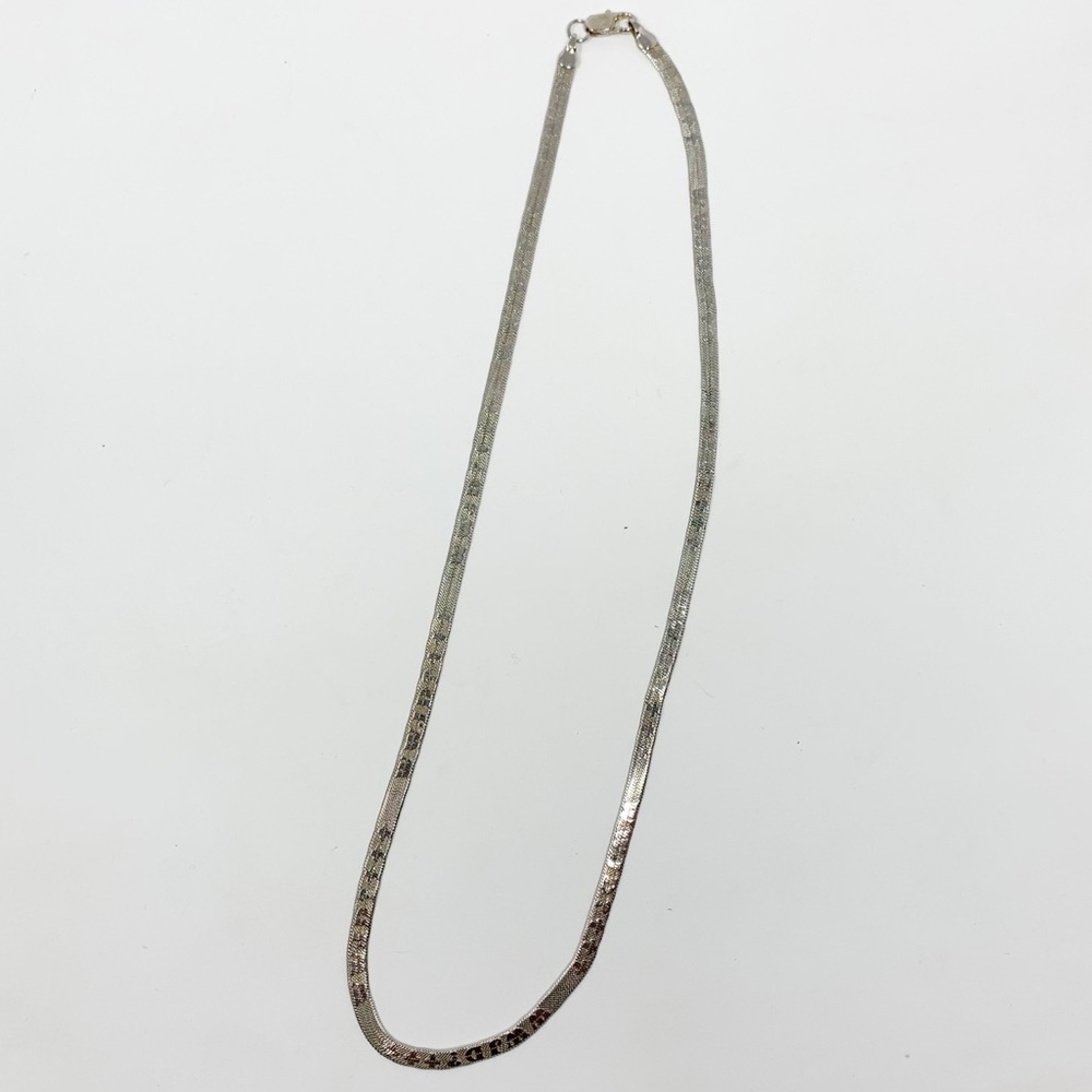 Vintage | “WWJD” Liquid Silver-tone Unisex Necklace